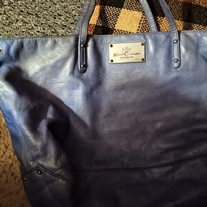 Rebecca Minkoff Black and Blue Interior Detail